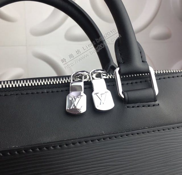 lv新款包包 路易威登Oliver BRIEFCASE公事包 Epi皮革 lv手提肩背男士公事包 M51689  ydh3917